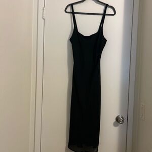 Elegant Black Sleeveless Dress